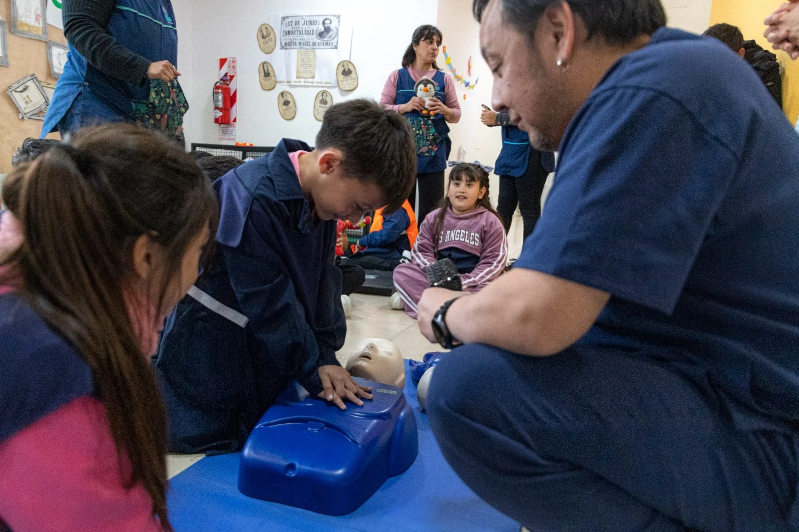 Estudiantes de la Escuela Municipal participaron de un taller de RCP
