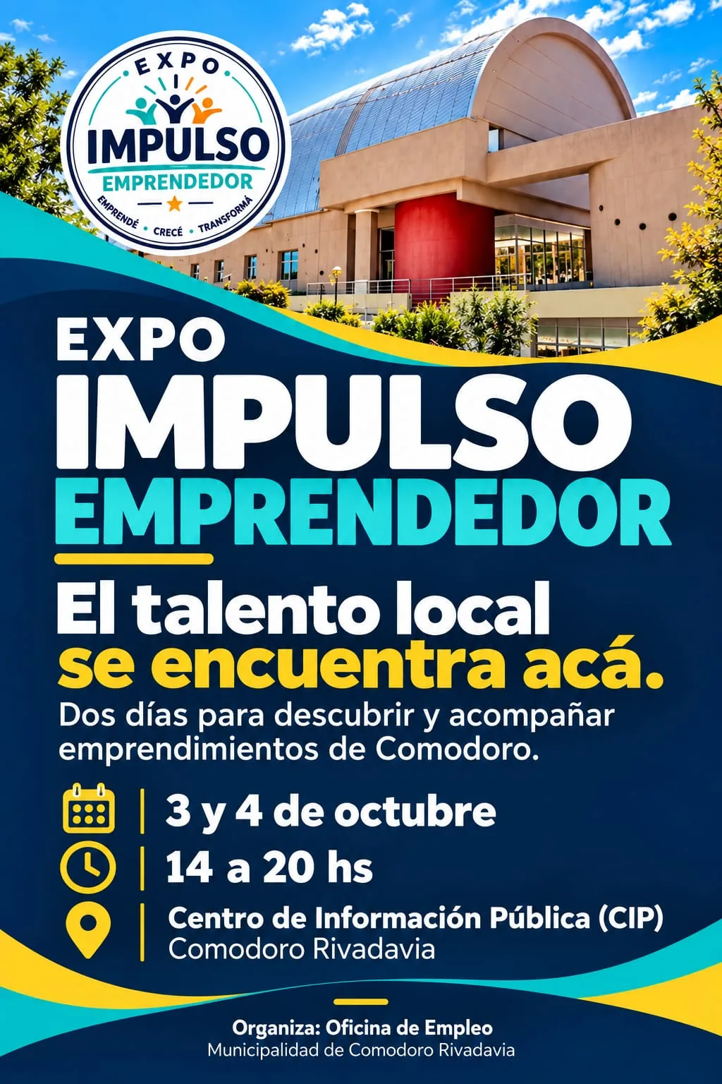 Comodoro Rivadavia estrena la Expo Impulso Emprendedor con más de 60 participantes