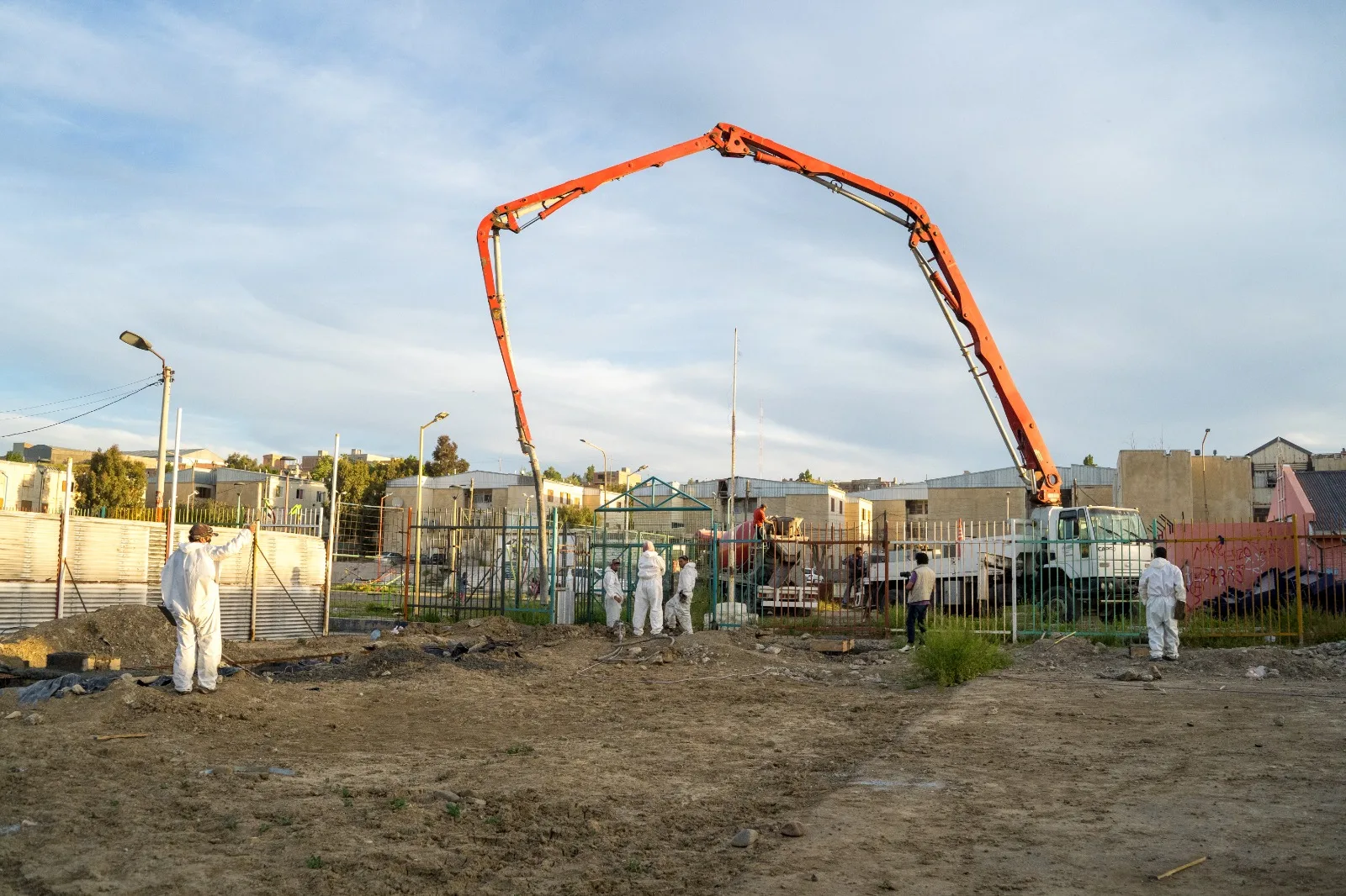Comodoro Rivadavia: avanzan las bases del gimnasio del barrio 30 de Octubre