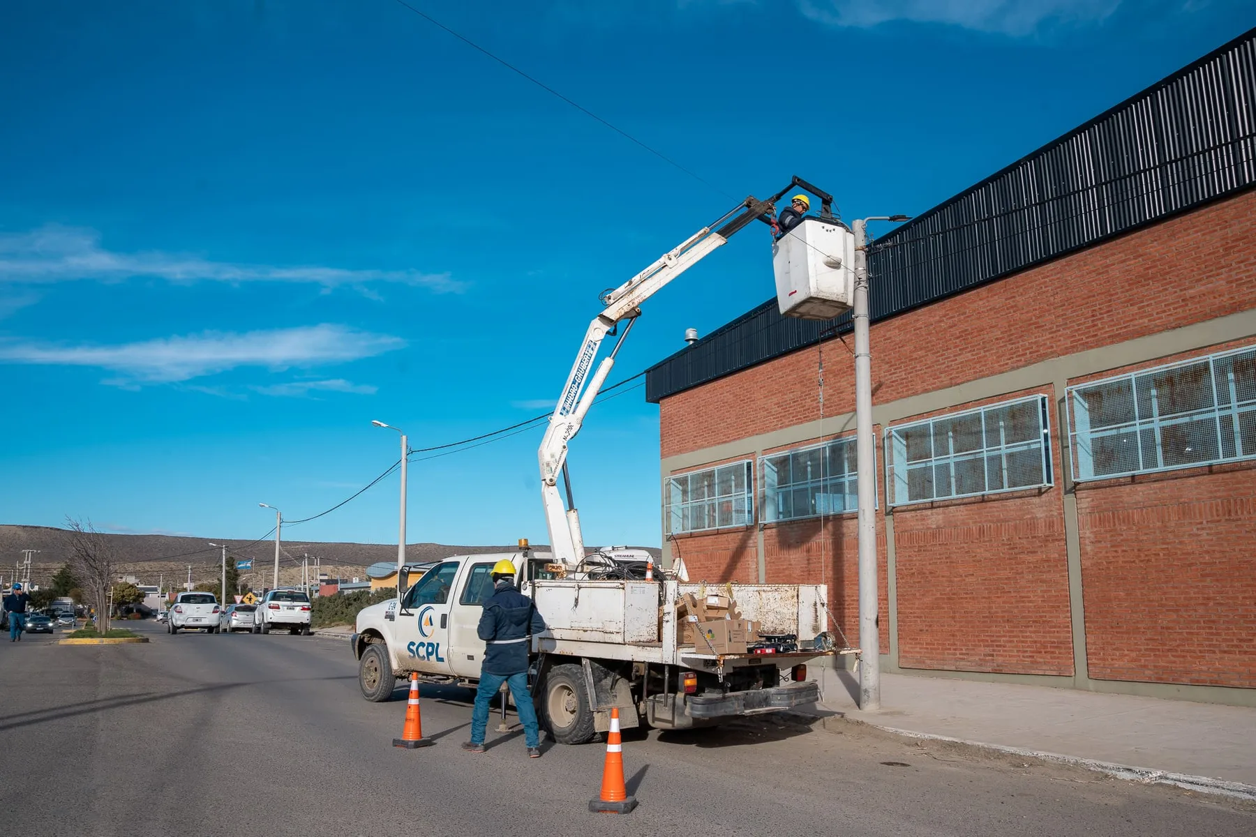Rada Tilly suma 500 luces LED en un plan de modernización del alumbrado
