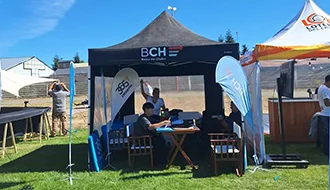 Banco del Chubut celebró los 120 años de Esquel con reunión de directorio y contacto directo con emprendedores