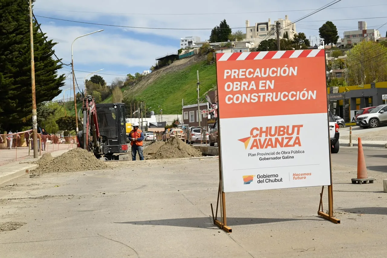 Plan Galina: Torres verificó el avance de dos frentes de obra en Comodoro Rivadavia