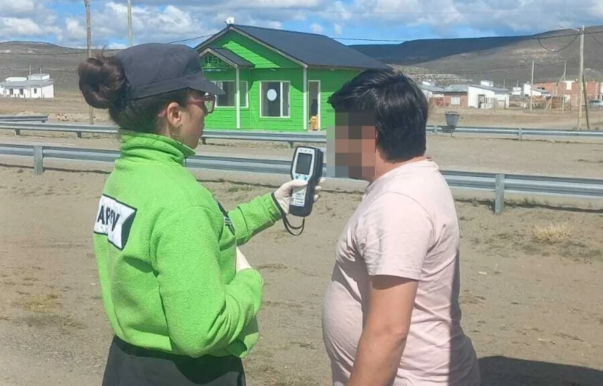 Retuvieron la licencia a un camionero chileno tras dar positivo en un control sobre la Ruta 40