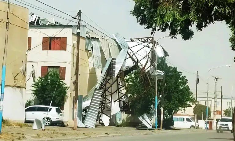 Vientos extremos en Comodoro: un día perdido por el temporal