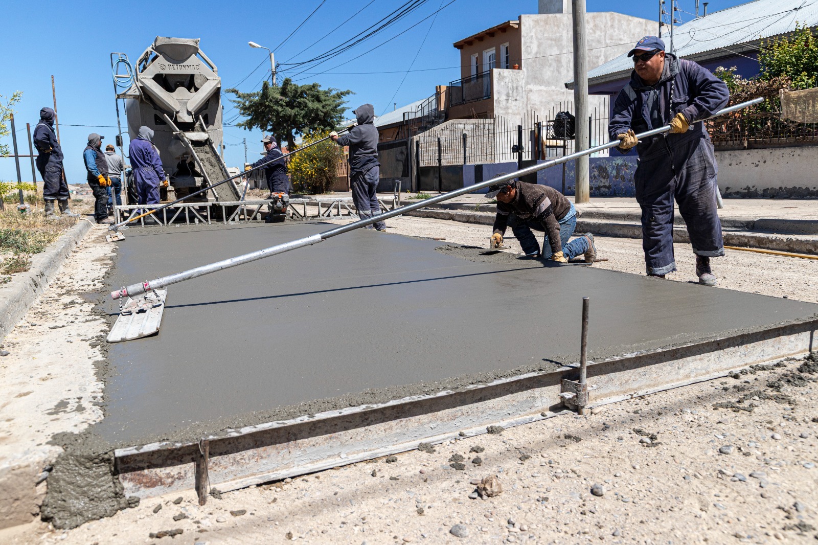 Avanza a buen ritmo la obra de pavimentación en barrio Don Bosco