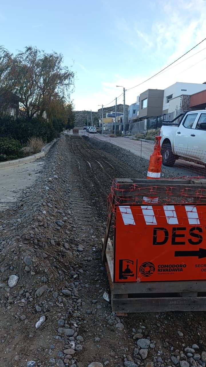 El Municipio intervino la calle Diego Simón de Los Tilos y solucionó un grave peligro de anegamiento