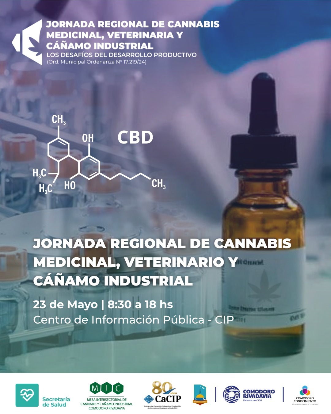 Comodoro Rivadavia será sede de una Jornada Regional de Cannabis Medicinal, Veterinario y Cáñamo Industrial