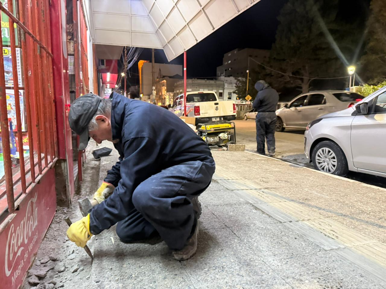 Infraestructura municipal avanza con el mejoramiento de veredas en la calle San Martín