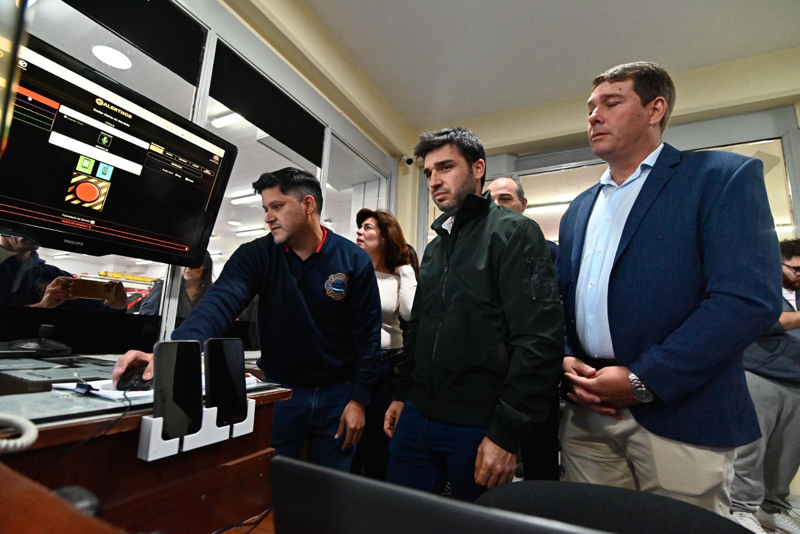 Torres junto a Biss garantizó el financiamiento del Cuartel de Bomberos de Rawson y el cobro de la Tasa de Sostenimiento