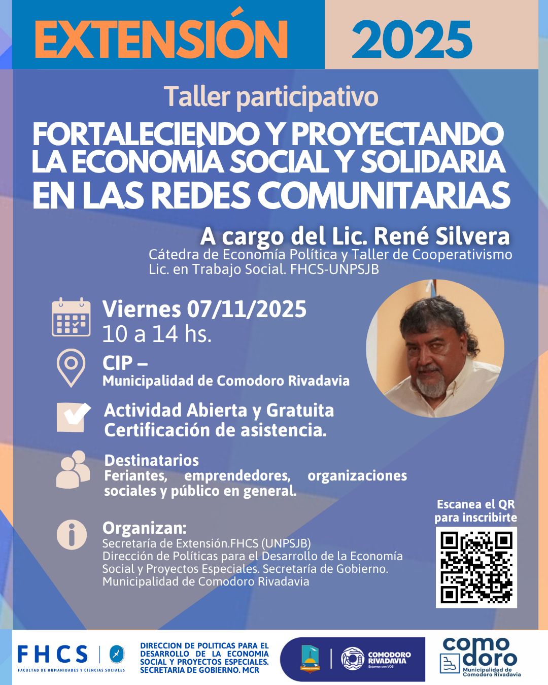 Dictarán un taller para fortalecer la economía social de emprendedores de Comodoro