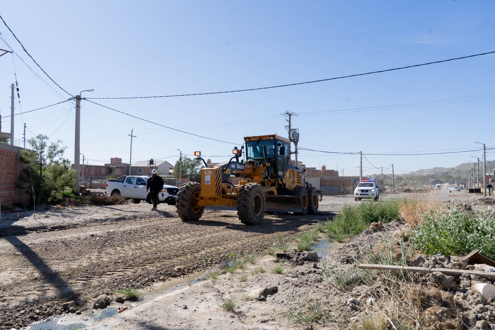 Vialidad Urbana Municipal intensifica el mantenimiento de calles y caminos principales de la ciudad