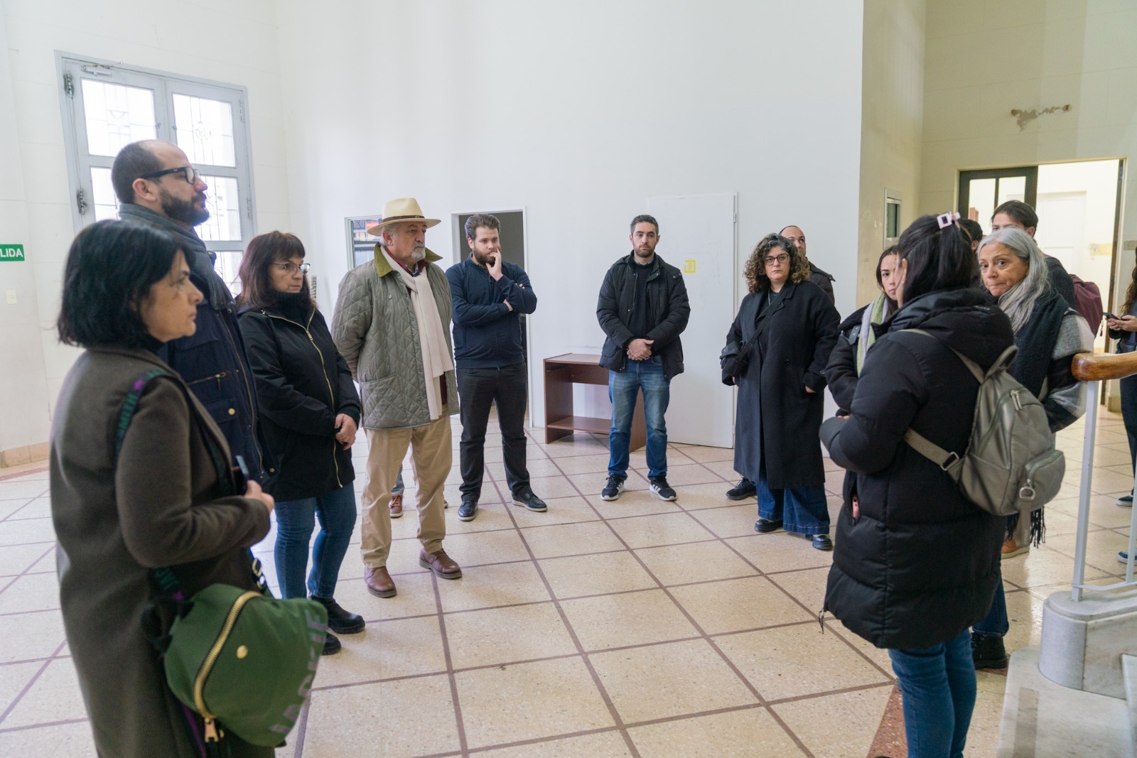 Othar encabezó el relevamiento técnico para la recuperación del histórico edificio de Tribunales