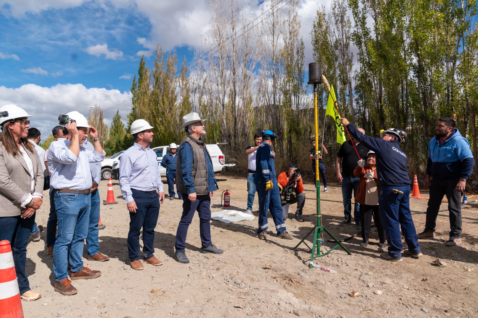 Se inauguró la obra de gas en el barrio Centenario
