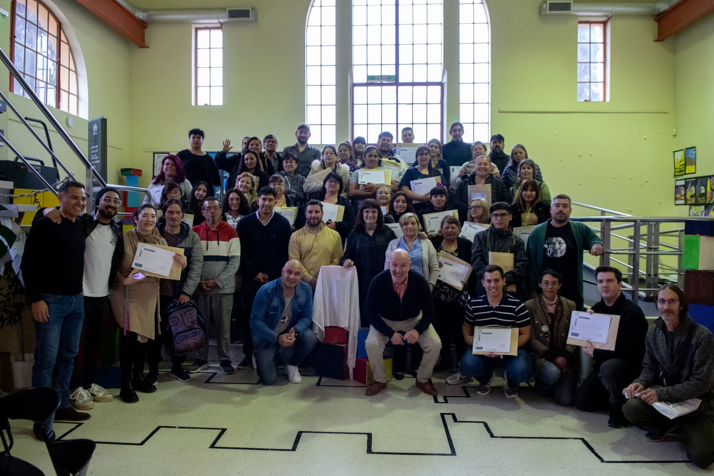Se entregaron las certificaciones a los capacitadores de los Talleres Barriales