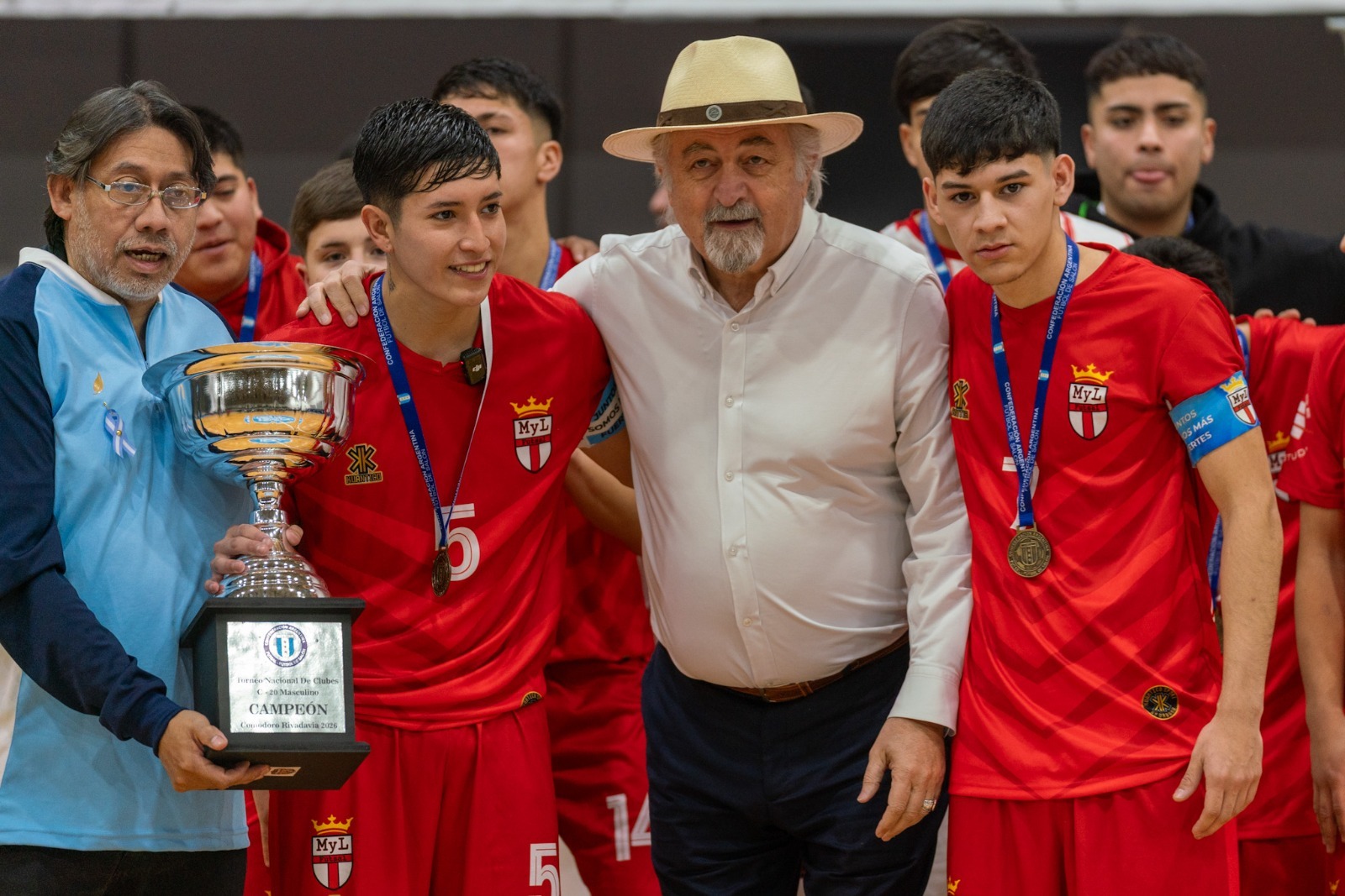 Con un marco histórico de público, Comodoro se coronó campeón del Nacional de Futsal C20