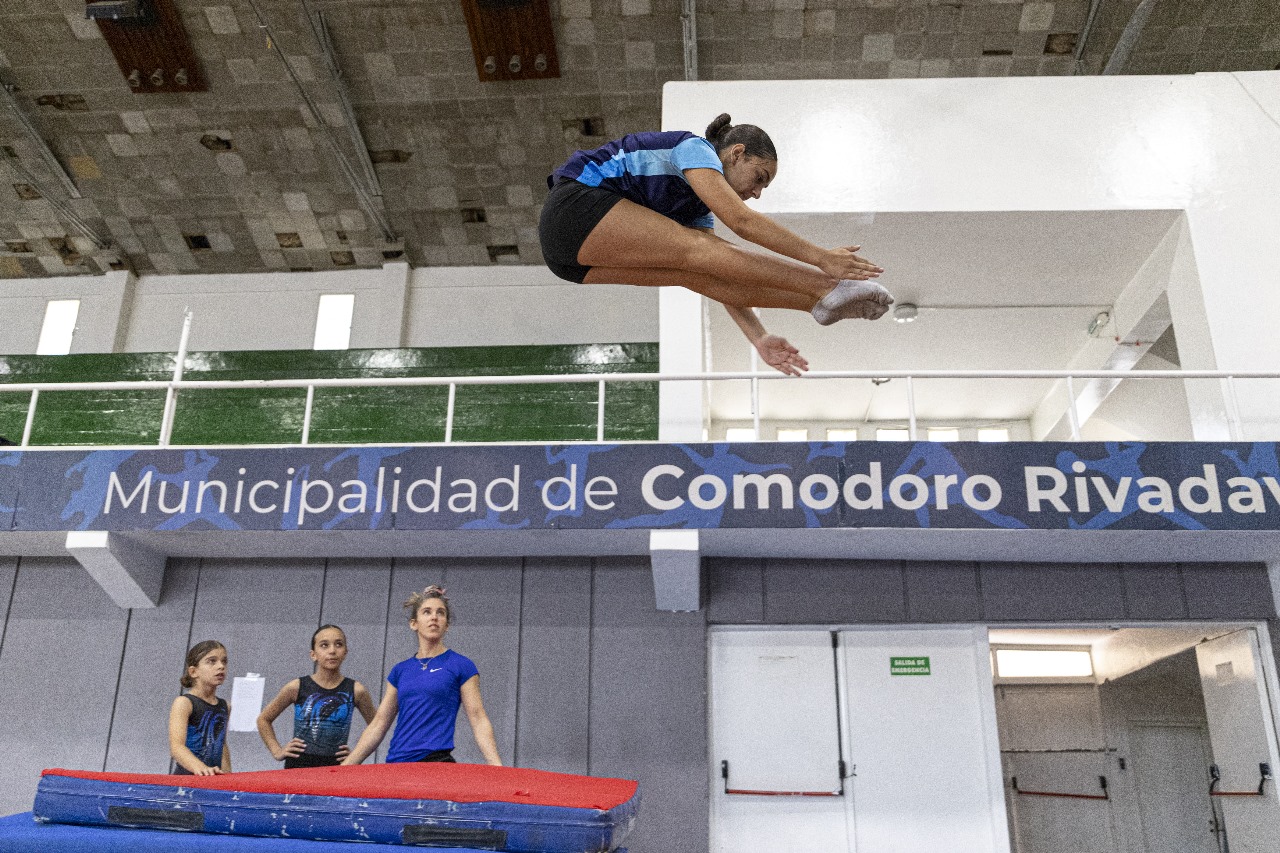 Por primera vez, Comodoro será sede del Torneo Nacional Federativo de Gimnasia de Trampolín