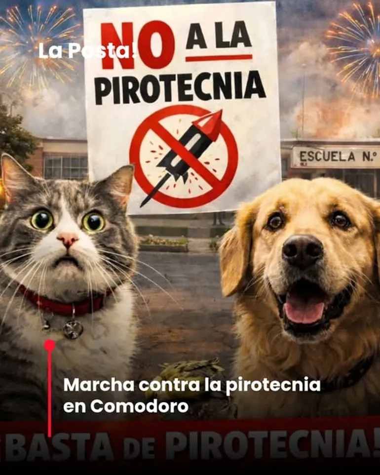 La marcha contra la pirotecnia partirá a las 18 desde la Plaza 83
