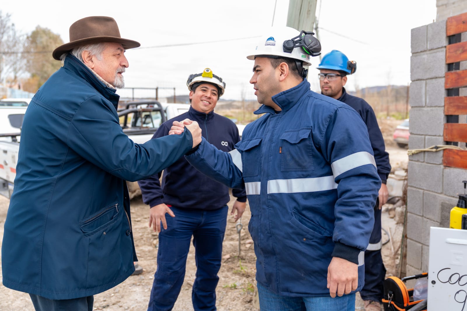 Othar inauguró la ampliación de la red de gas en Cordón Forestal: 77 familias acceden al servicio básico