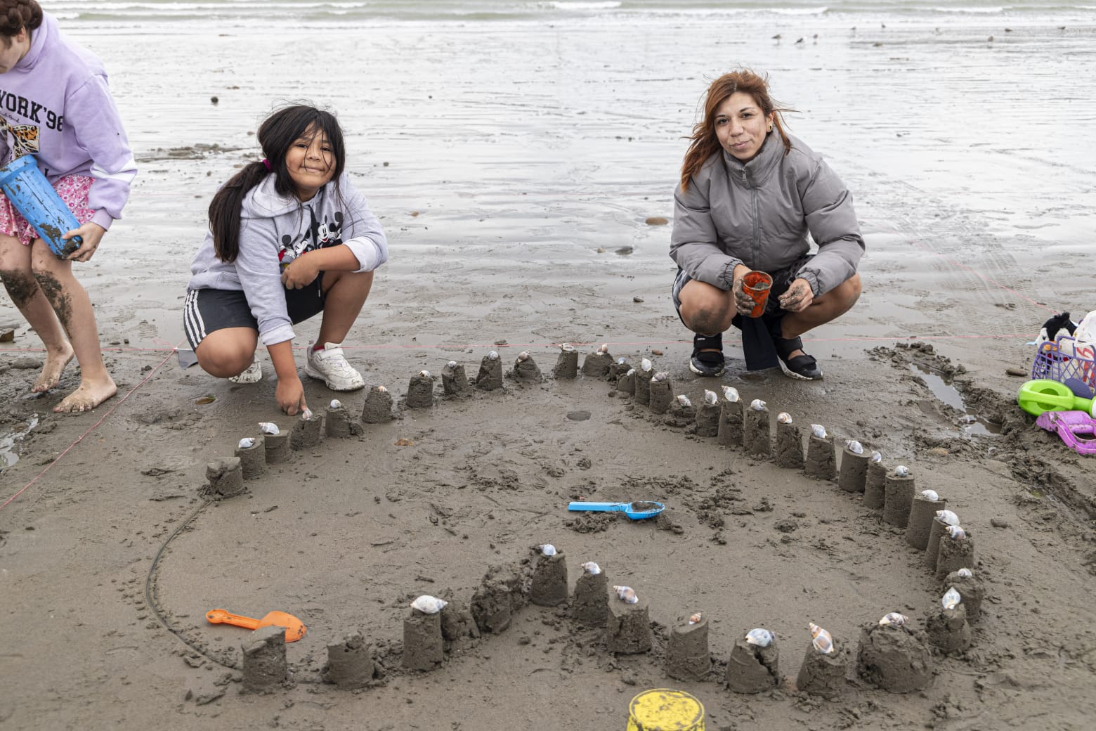 Se concretó el primer encuentro familiar de Esculturas en Arena