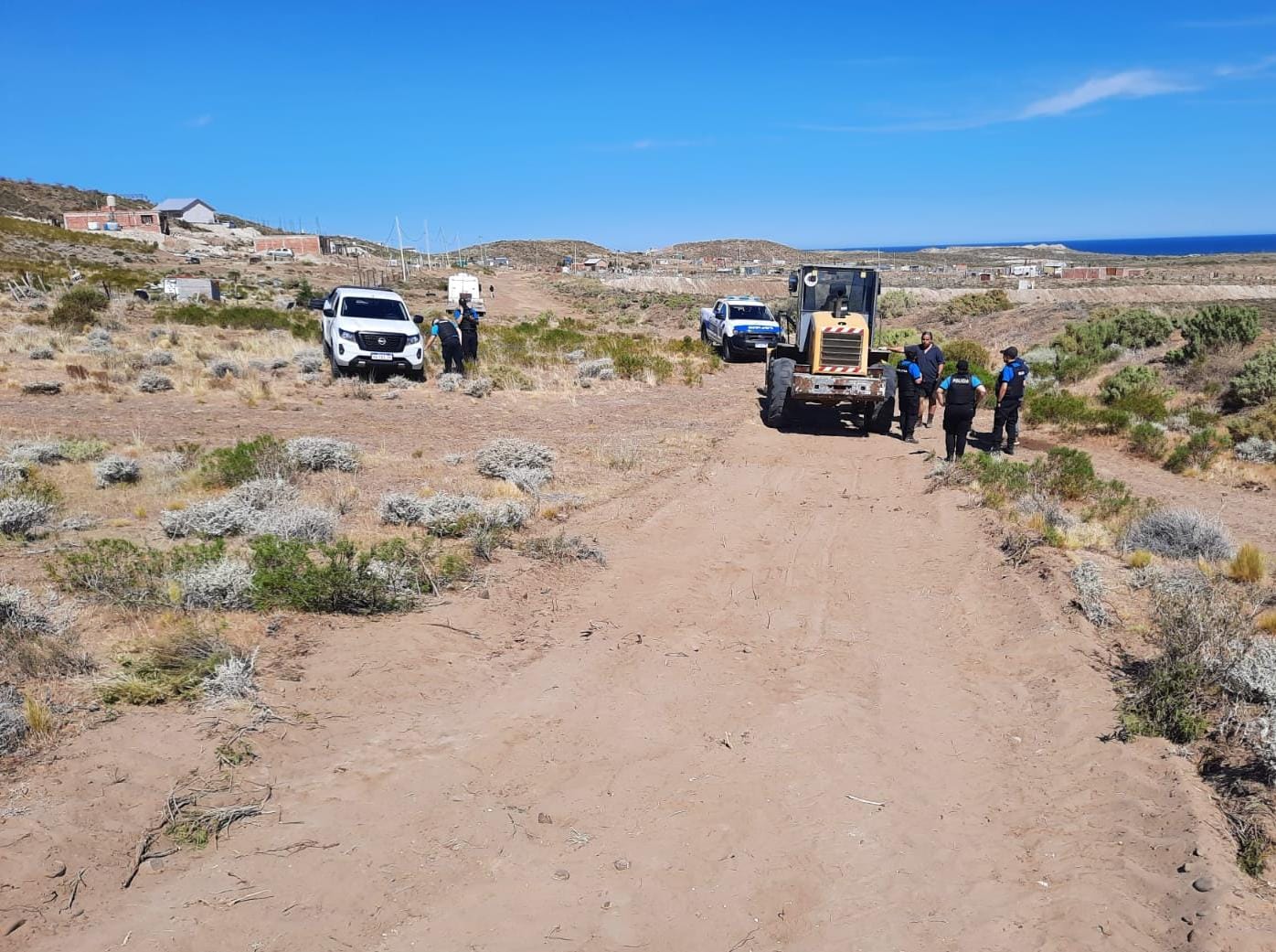 El Municipio intervino ante un intento de usurpación y daño ambiental en zona del Faro