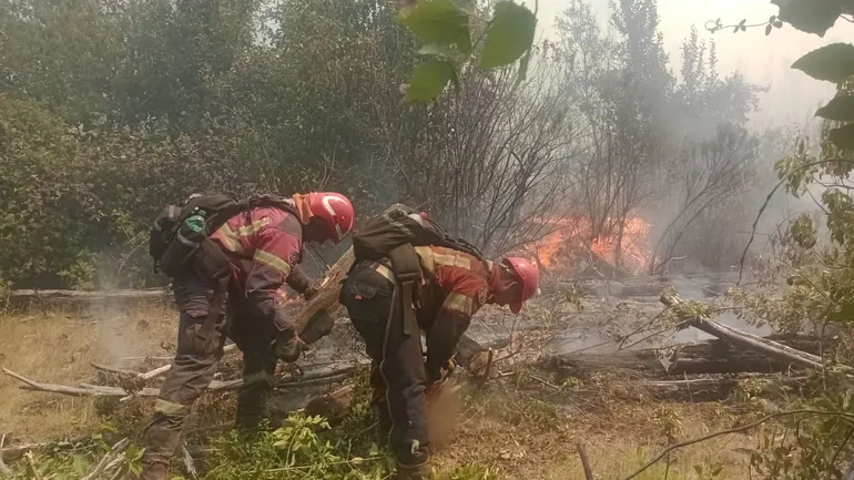 El incendio en la zona de El Turbio fue contenido