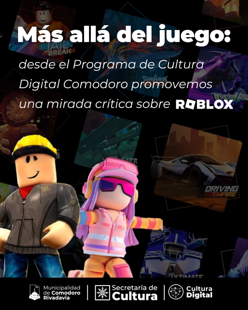 Cultura Digital invita a reflexionar sobre el videojuego Roblox