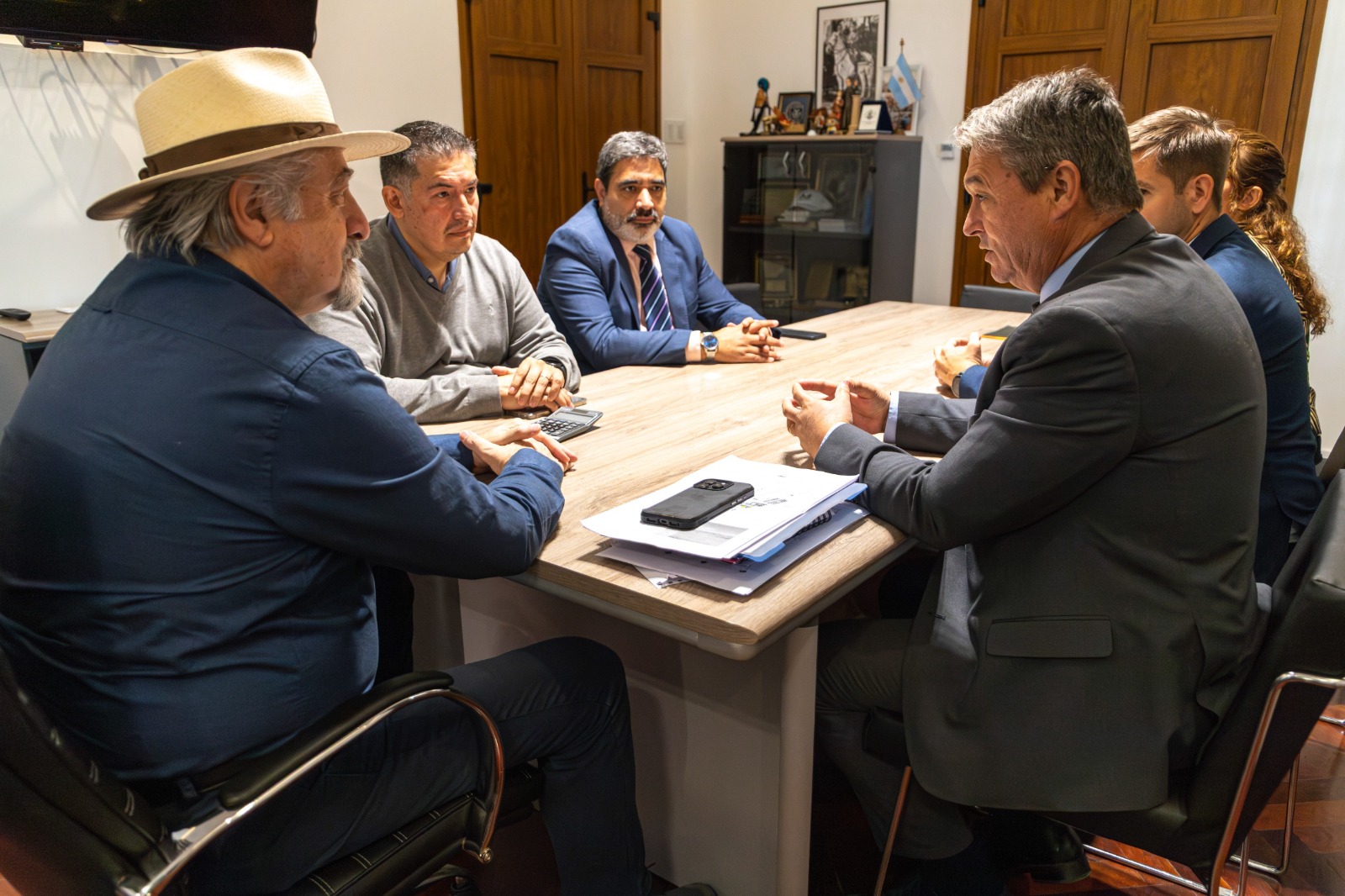 Othar recibió a representantes del Banco Credicoop