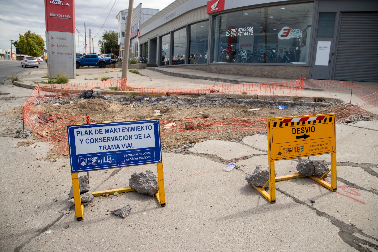 Desde el sábado se interrumpe el tránsito en la Ruta 3 para reasfaltar el sector donde se reemplazó el pluvial deteriorado