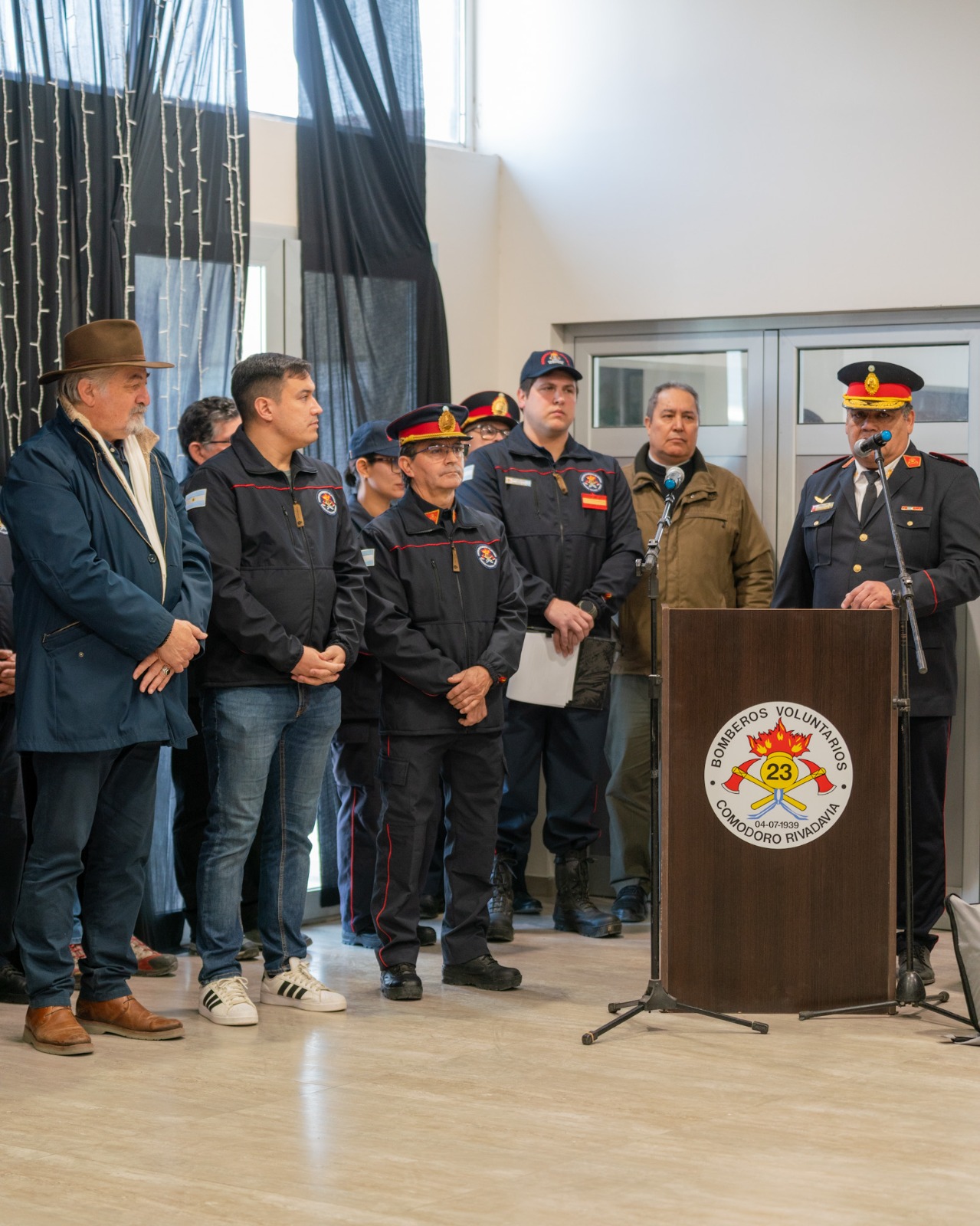 Othar acompañó los festejos por el 87° Aniversario de Bomberos Voluntarios de Comodoro Rivadavia