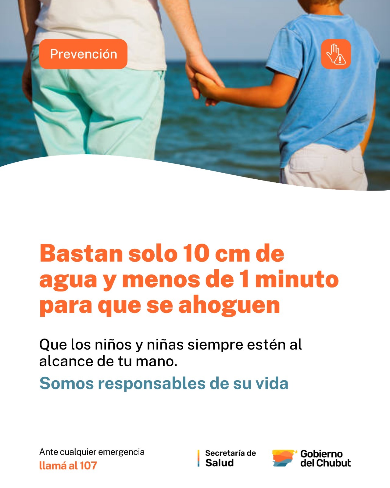 Provincia recordó medidas de prevención de ahogamientos en niños y adolescentes para la temporada de verano
