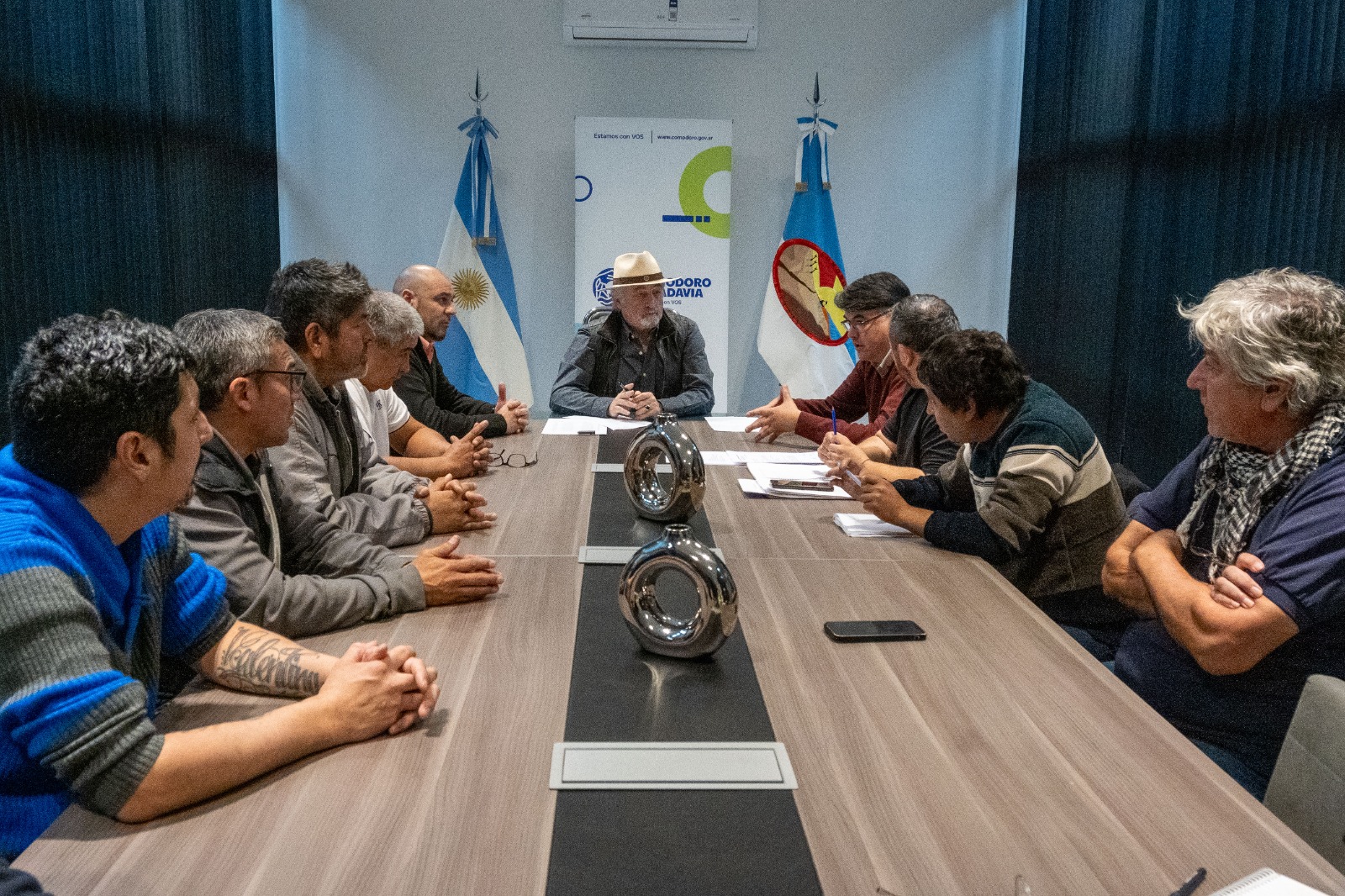 Los taxistas le plantearon su crítica situación al Intendente
