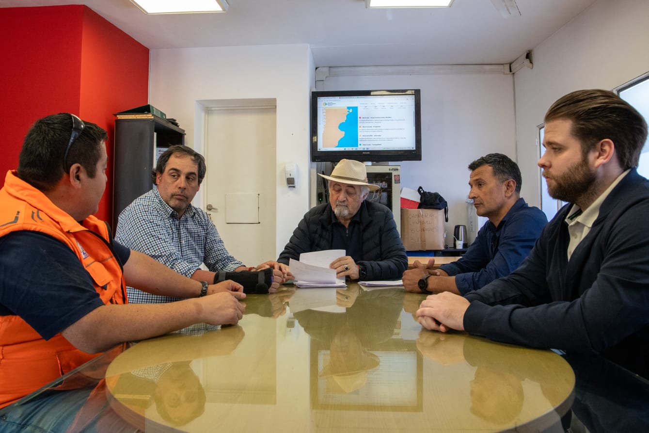 Othar y Tórtola monitorearon los puntos críticos que dejó el temporal en la ciudad