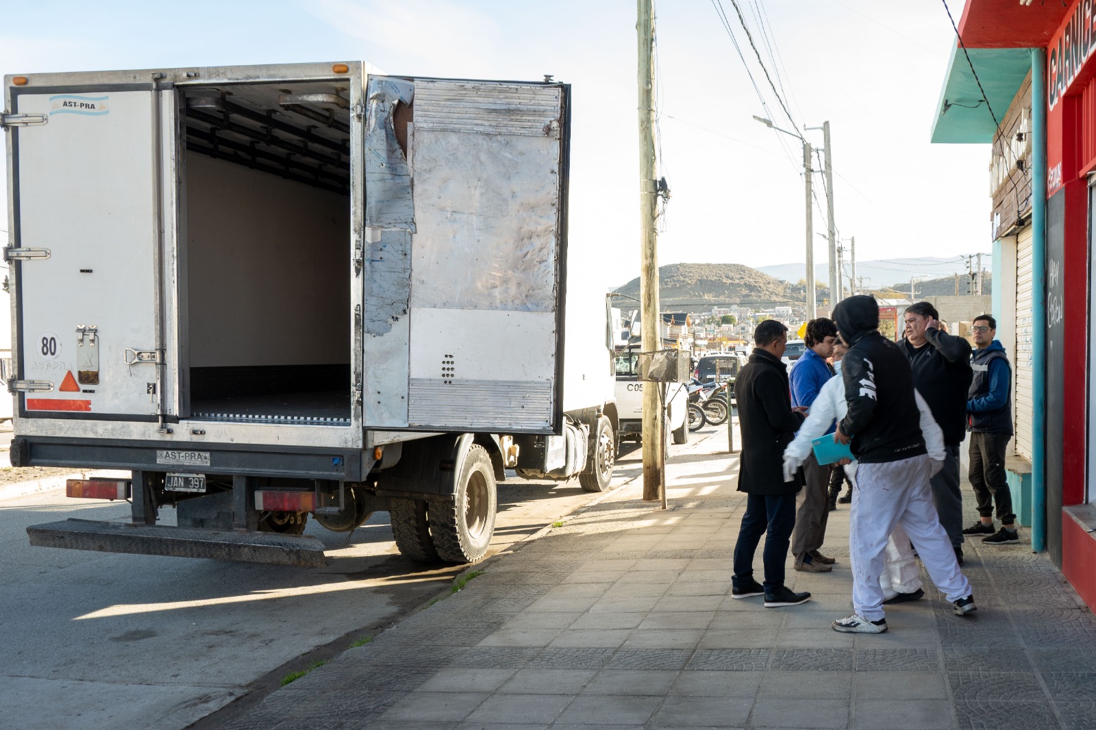 El Municipio detectó irregularidades en un transporte de alimentos durante una inspección de rutina
