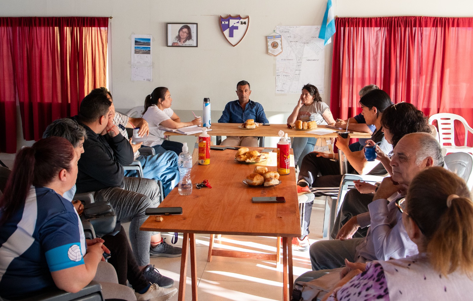 Funcionarios municipales se reunieron con referentes de barrio René Favaloro