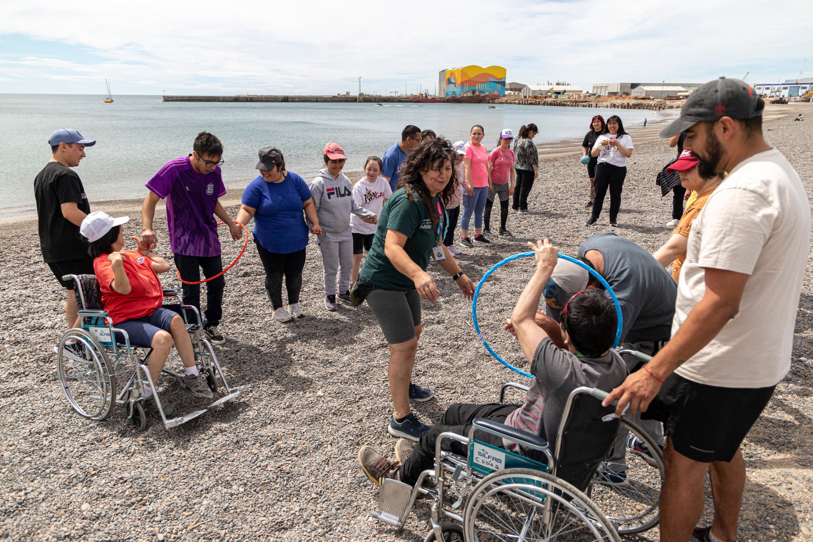 Los jóvenes del Centro de Día Socio-Terapéutico visitaron la Costanera céntrica