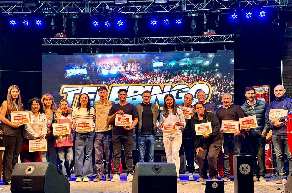 El Telebingo Chubutense dijo presente en la Fiesta del Novillito en 28 de Julio