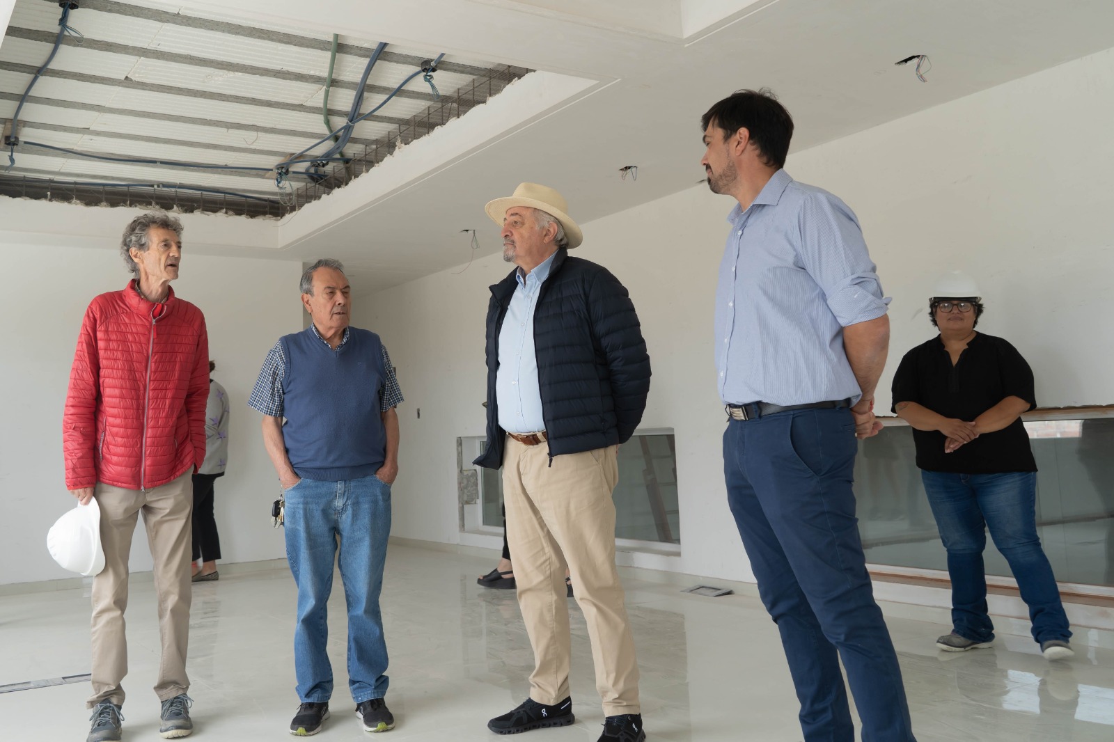 Othar recorrió la futura planta de Gamar emplazada en Ruta 39, camino a Diadema