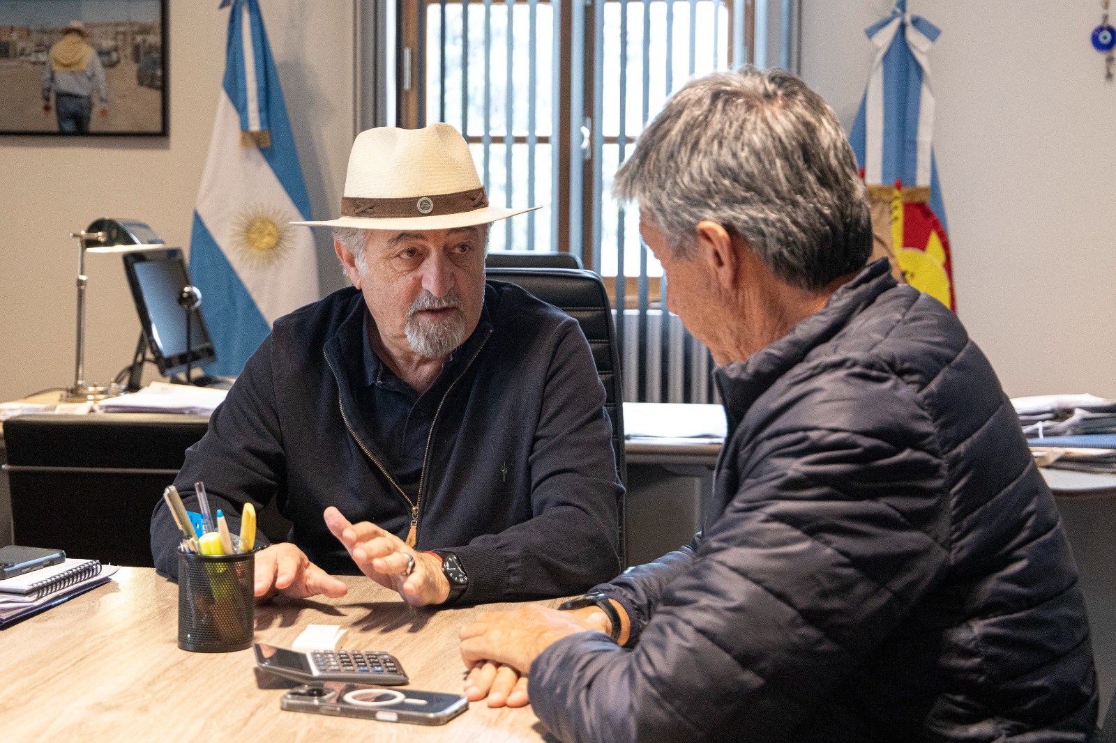 Othar se reunió con el vicegobernador para avanzar en una obra histórica para la región
