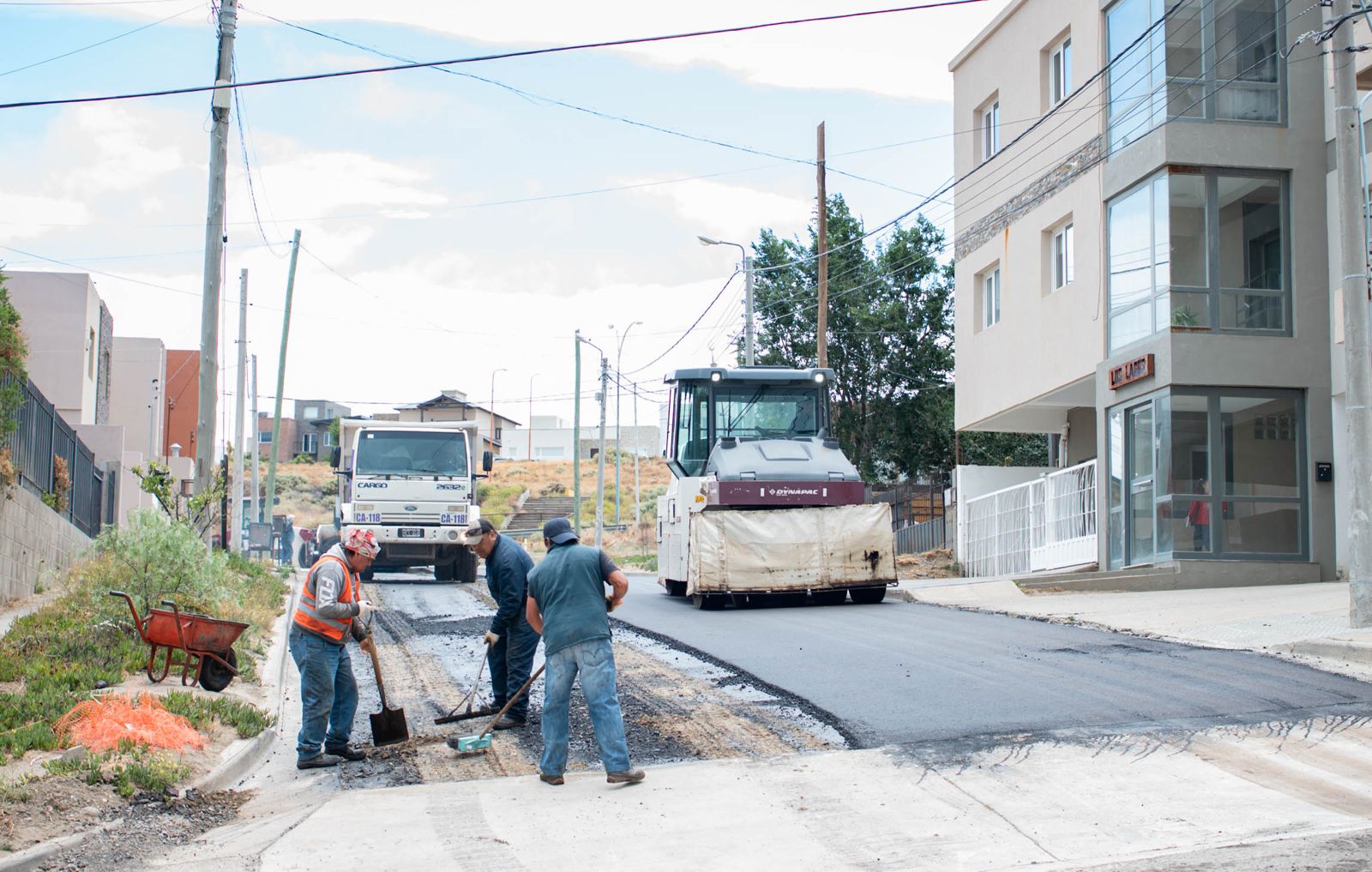 Pavimentación en Rada Tilly: se detallaron las obras en ejecución y las previstas para 2026