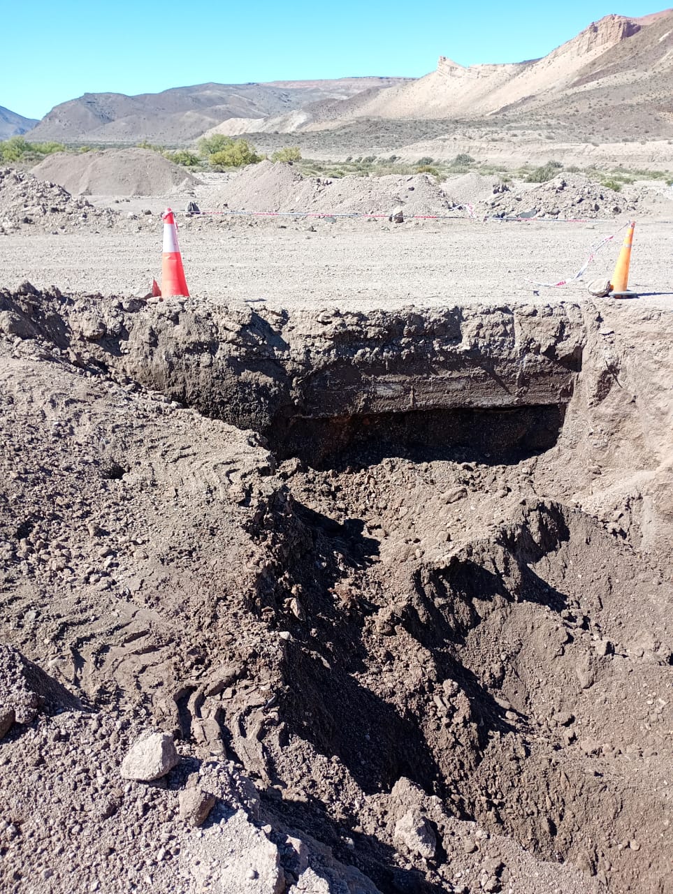 Provincia repara una zona crítica de la Ruta Provincial N°12