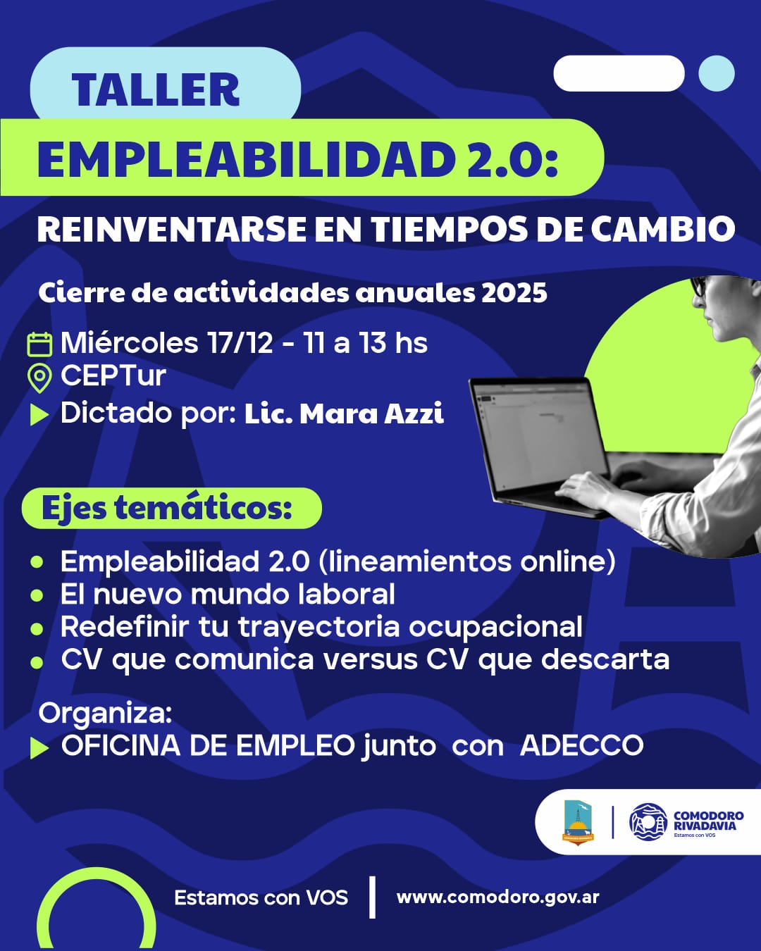 La Oficina de Empleo cierra el año con el Taller “Empleabilidad 2.0”