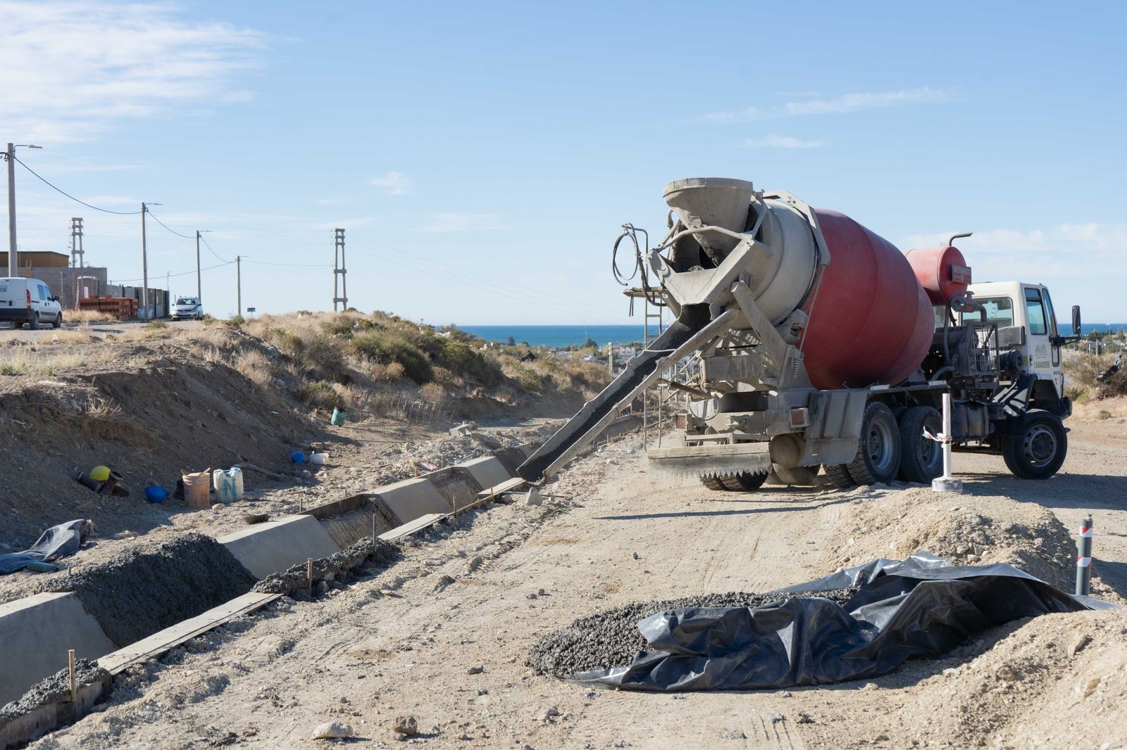 Avanza la obra de escurrimiento pluvial del barrio 139 Lotes