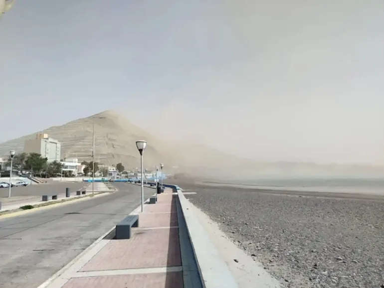 Comodoro entra en alerta amarilla: el viento sigue, pero con menor intensidad
