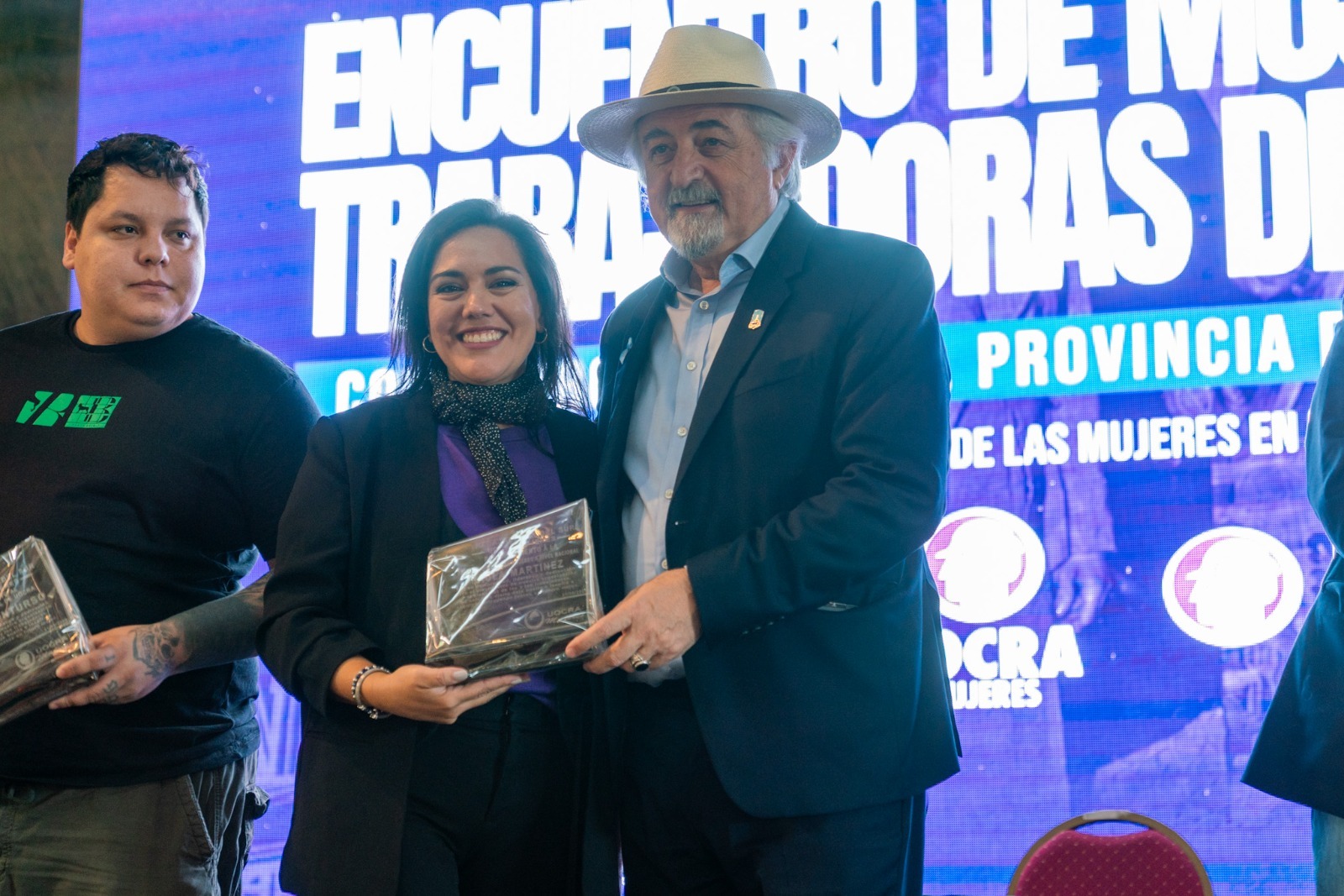 Othar acompañó la apertura del encuentro Mujeres Trabajadoras del Sur