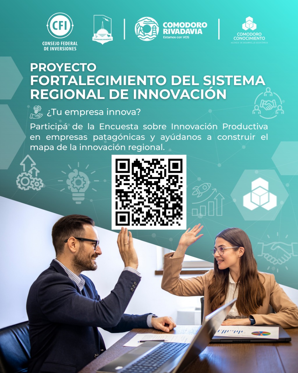 Convocan a empresas a participar en el Mapa de la Innovación Regional para impulsar el desarrollo productivo en Chubut
