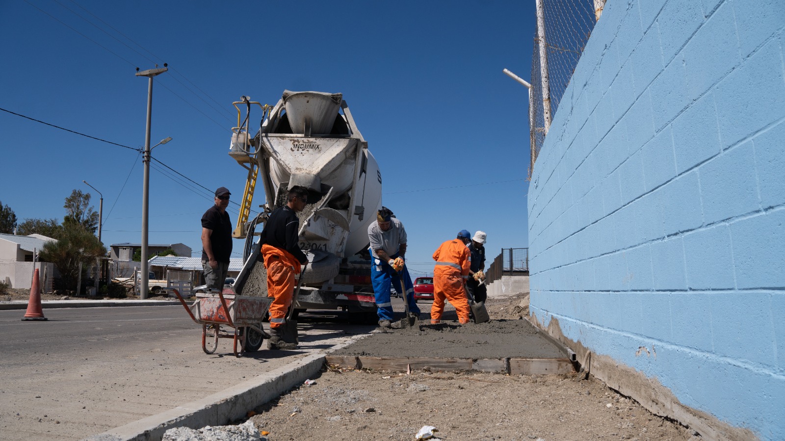 Mejora la circulación peatonal en el barrio Moreno de Km. 3