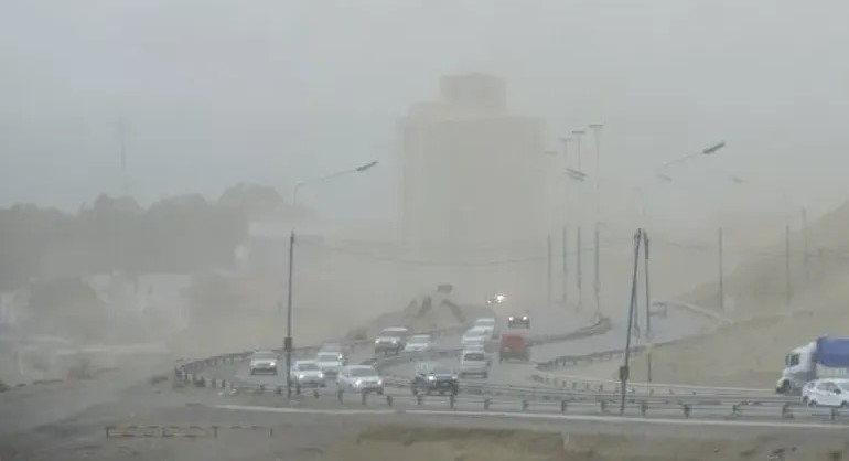 Alerta amarilla por vientos fuertes para este martes en Comodoro