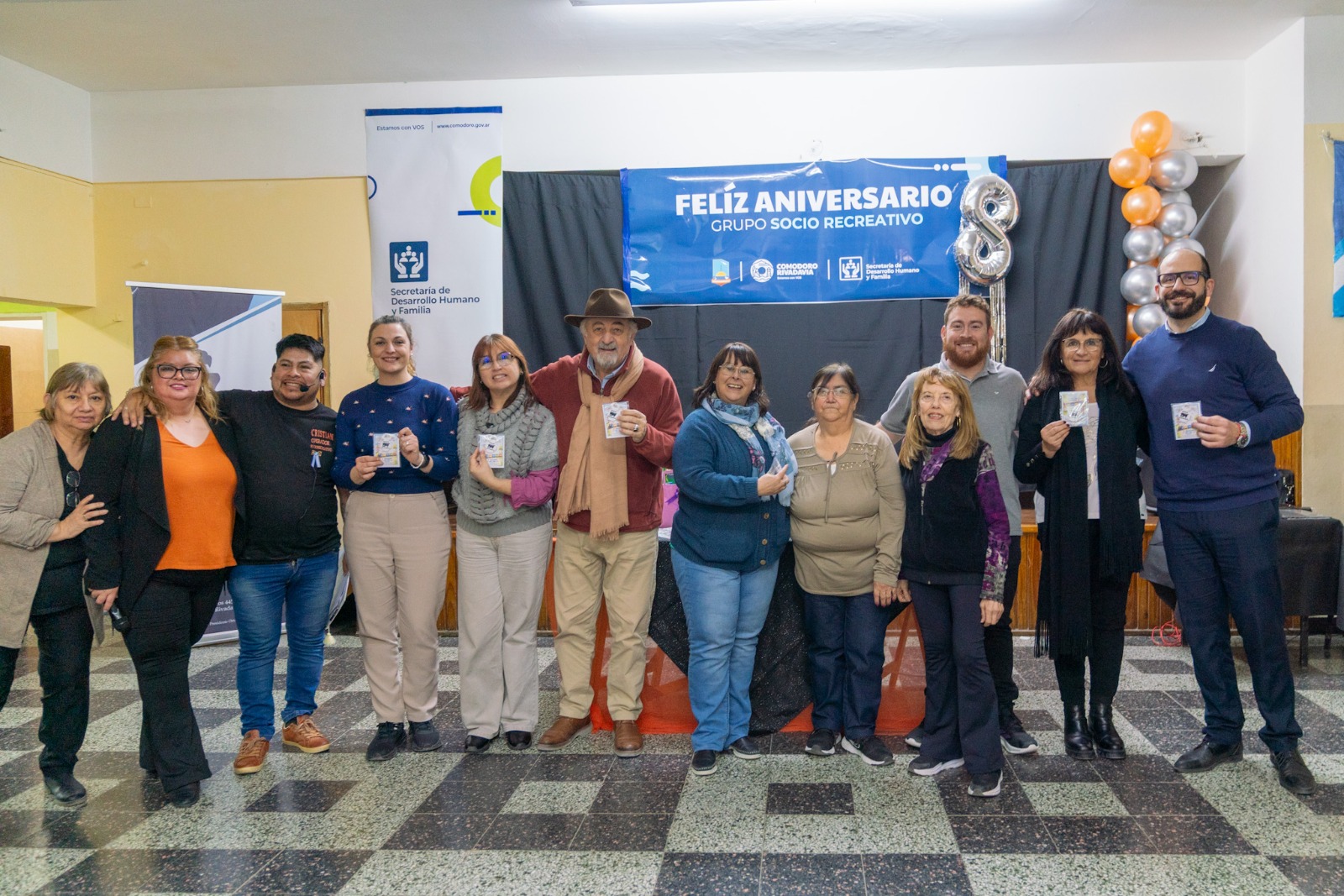 Othar acompañó el 8° aniversario del grupo socio-recreativo “Los Vagones de Km. 5”