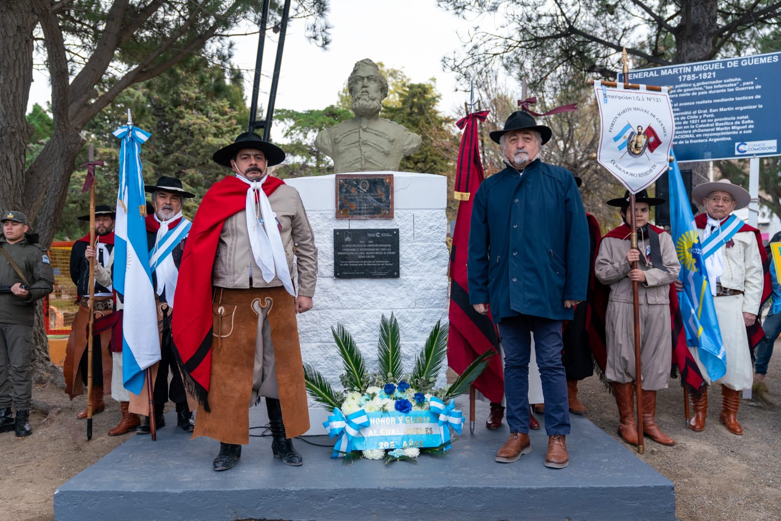 Othar presidió el homenaje a Gral. Martín Miguel de Güemes en su 205° aniversario